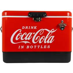 Koolatron Coca-Cola Ice Chest Beverage Cooler with Bottle Opener