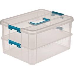 Sterilite Stack & Carry 2 Layer Storage Box 0.5gal