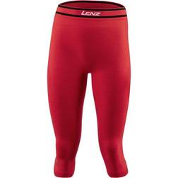 Lenz 6.0 Merino 3/4 Lady Functional Pants, red, for Women, red, for Women