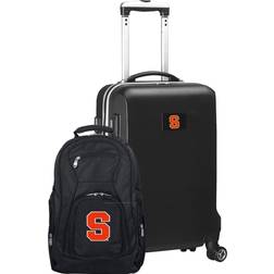 Syracuse Orange Deluxe 2-Piece Backpack and Carry-On Set Black