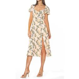 Alexia Admor Gracie Dress - Beige Wildflowers