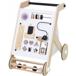 Wonder & Wise Baby Activity Walker White/Natural