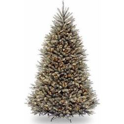 National Tree Company 7.5ft Pre-Lit Artificial Full Blue Christmas Tree 90"