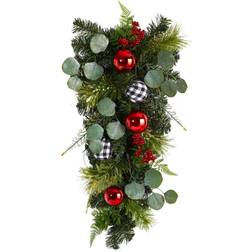 Nearly Natural Holiday Christmas Greenery Ornament Artificial Swag, 26"