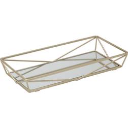Kennedy International Home Details Geometric Mirrored Vanity Tray Bedding Candle & Accessory