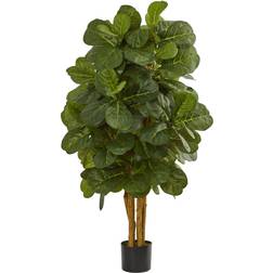 Nearly Natural 4' Fiddle Leaf Fig Artificial Tree