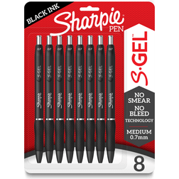 Sharpie Gel 0.7Mm 8Ct Black