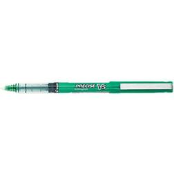 Pilot Precise V5 Roller Ball Stick Pen Precision Point Green Ink .5mm (1-Dozen)