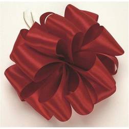 Berwick/Offray Red Double Face Satin Ribbon, 1.5, 50 yrards Quill Red