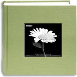 Sage Green Cloth Photo Album W/Frame 9 inches X9 inches