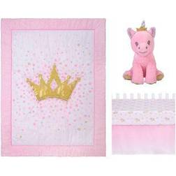 Sammy & Lou Tiara Princess 4-Piece Crib Bedding Set