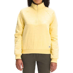 The North Face Women’s Longs Peak Quilted ¼ Zip Jacket - Pale Banana White Heather