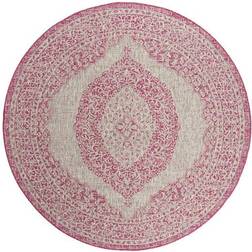 Safavieh Courtyard Collection Gray, Pink 63x63"