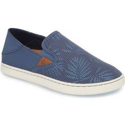 OluKai Pehuea W - Vintage Indigo/Palm Fabric