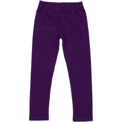 Leveret Cotton Boho Solid Color Spandex Leggings - Dark Purple (32455541489738)