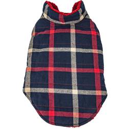 Petlife Allegiance Classical Insulated Plaid Fashion Dog Jacket Small