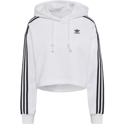 Adidas Adicolor Classics Crop Hoodie - White