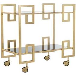 Safavieh Eliza Trolley Table 16x31.3"