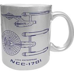 Star Trek Enterprise white blue Kopp