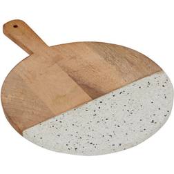 Litton Lane Brown Terrazzo Coastal Chopping Board