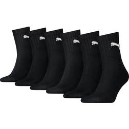 Puma Short Crew Socks 6-pack - Black (10217307)