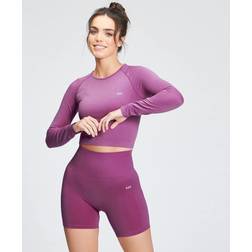 MP Women's Shape Seamless Long Sleeve Crop Top