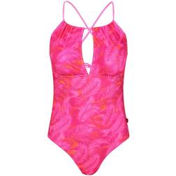 Regatta Womens/Ladies Halliday One Piece Swimsuit (Pink Fushion)