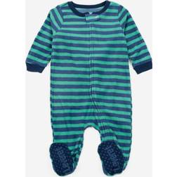 Leveret footed fleece sleeper pajama red/white