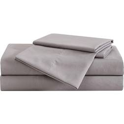 London Fog Garment Wash Bed Sheet Gray (259.08x175.26)