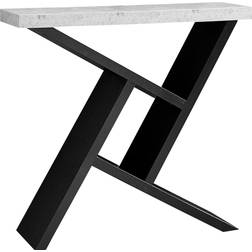 Monarch Specialties Cement Look Hall Console Table 11.5x35.5"