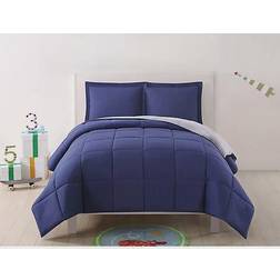 My World Anytime Solid Bedspread Gray, Blue (228.6x172.72)