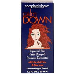 Completely Bare Calm Down Ingrown Hair, Razor Bump & Redness Eliminator 1fl oz