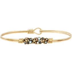 Luca + Danni Starfish Medley Bangle Bracelet - Gold/Multicolour