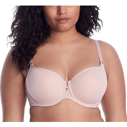 Curvy Couture Tulip Smooth Convertible T-shirt Bra - Blushing Pink