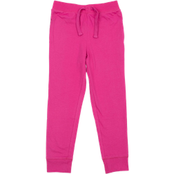 Leveret Kid's Solid Color Classic Drawstring Pants - Hot Pink (32455521697866)
