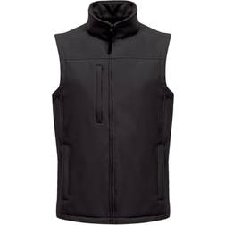 Regatta Mens Flux Softshell Vest Jacket (Black/Seal Gray) Also in: XL, 2XL