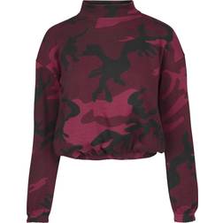 Urban Classics Kamouflage Turtleneck Crew (Olive Camo, XL)