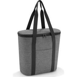 Reisenthel Thermoshopper Twist Silver Cooler Bag for Shopping or Picnic with 2 Carry Straps Made of Water Resistant Material