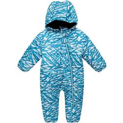 Dare 2b Kid's Bambino II Waterproof Insulated Snowsuit - Dark Methyl Zebra Print