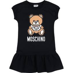 Moschino Toy Bear Print Dress - Black