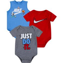 Nike Baby Boys Bodysuit, Pack of 3