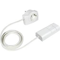 Ehmann 2160c0709 Pull dimmer switch Suitable for light bulbs: LED bulb, Energy saving bulb, Halogen lamp, Light bulb White