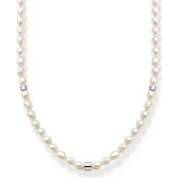 Thomas Sabo Charming Necklace - Silver/Pearls