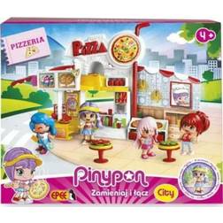 Djeco Pinypon Pizzeria, playset, with 1 Pinypon figurine, for boys and girls aged 4-8 (Famous 700014755)