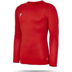 Umbro Core LS Crew Baselayer - Red