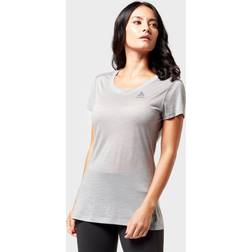 Odlo Women's Merino 130 Blend Base Layer T-Shirt in Gray Gray