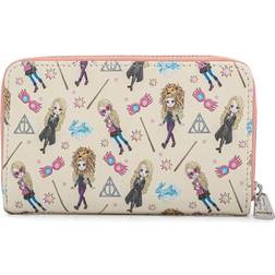 Loungefly Harry Potter Luna Lovegood Zip Around Wallet - Beige