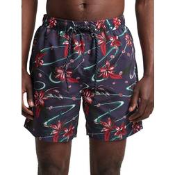 Superdry Vintage Hawaiian Swim Shorts - Navy