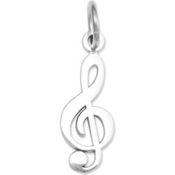 Macy's Treble Cleft Charm - Silver