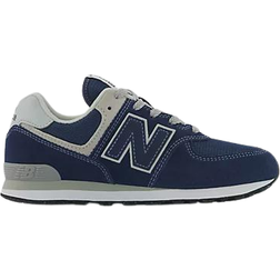 New Balance Big Kid's 574 Core - Navy with White